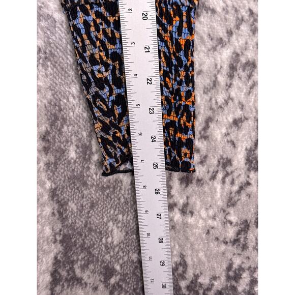 Anthropologie Top Medium Womens Blank London Leopard Print Long Sleeve Blouse - Picture 5 of 8